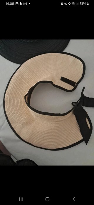 Lote 2 Sombreros Verano Beige y Negro
