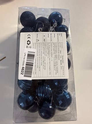 Decorazioni Natalizie Blu Scuro