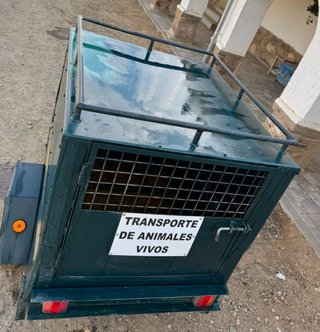 Remolque para perros