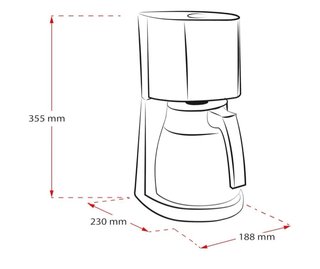 Cafetera Melitta Enjoy Top con jarra térmica.