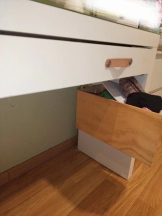 Tocador Malm Ikea Blanco y Cristal