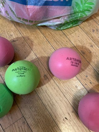 Pelotas de goma espuma (pack)