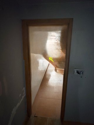 Puerta madera maciza + marco 190x72cm