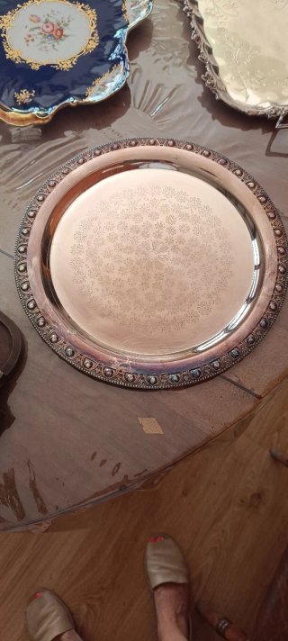 Bandejas porcelana, cristal, madera,...