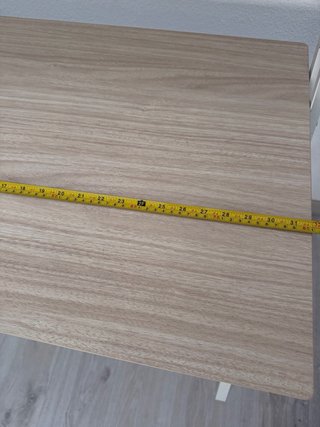 Mesa escritorio plegable madera y metal