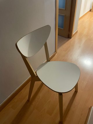 Silla NORDMYRA Ikea Madera Blanca