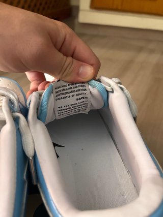 Zapatillas BAPE STA Azul y Blanco