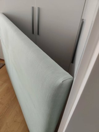 Cabecero Cama 150 Tela Verde Agua.