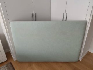 Cabecero Cama 150 Tela Verde Agua.