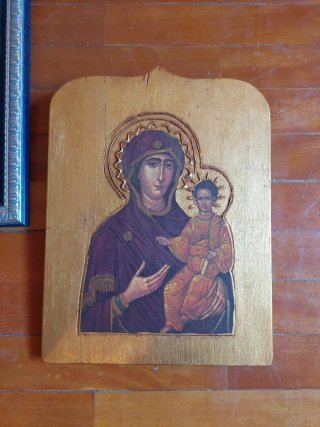 Conjunto de 3 cuadros motivos religiosos