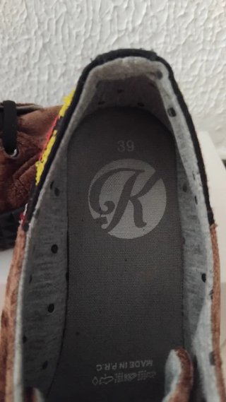 Zapatillas Kylie Terciopelo Talla 39 PEQUEÑA