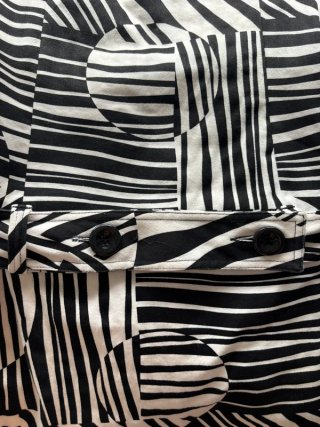 Vestido mini estampado geométrico
