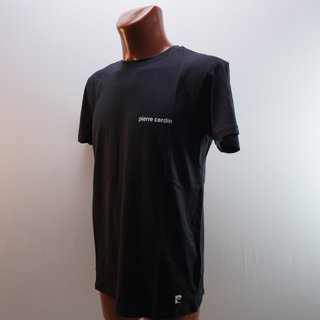 Camiseta Pierre Cardin Negra Hombre