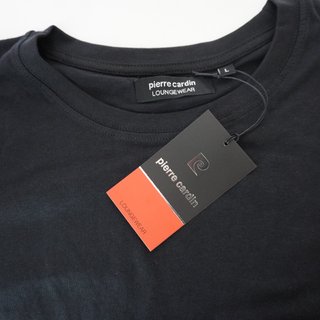 Camiseta Pierre Cardin Negra Hombre