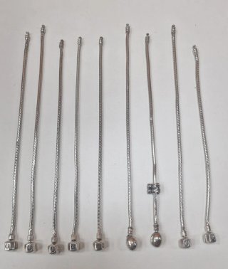 Conjunto 16 Pulseras Pandora y Chamilla -Plata 925