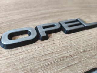 Insignias Opel Calibra 16V plateado Logo