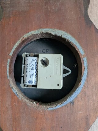 Reloj de pared vintage 70s con barómetro