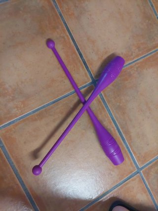 Mazas Gimnasia Rítmica Violeta