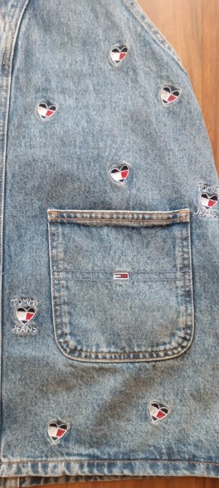 Tommy Hilfiger Peto Vaquero Estampado
