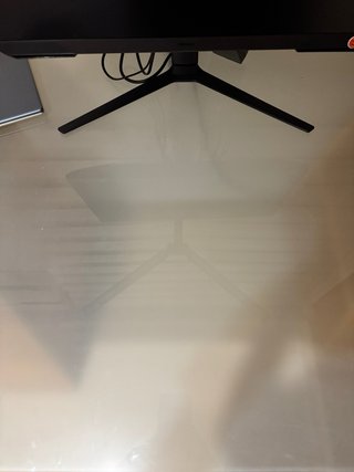 Escritorio 150x80 cm Cristal y Madera