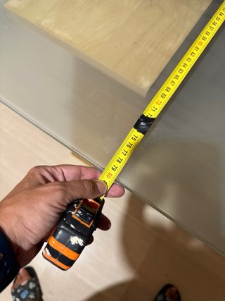 Escritorio 150x80 cm Cristal y Madera