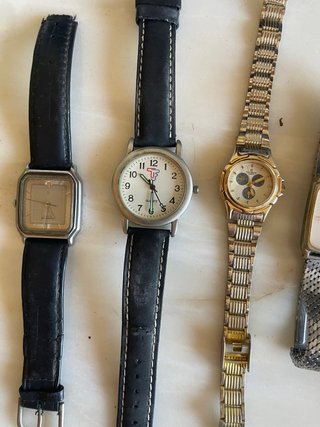 Lote 11 relojes vintage (Seiko, Potens, Titan)