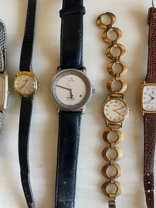 Lote 11 relojes vintage (Seiko, Potens, Titan)
