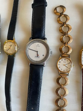 Lote 11 relojes vintage (Seiko, Potens, Titan)