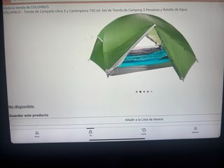 Tienda de campaña Columbus 3 personas
