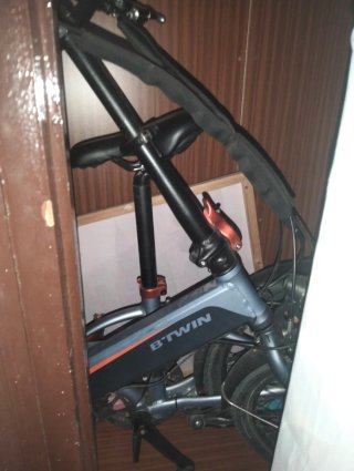 Bicicleta eléctrica BTWIN plegable, Negociable