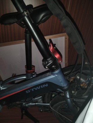 Bicicleta eléctrica BTWIN plegable, Negociable