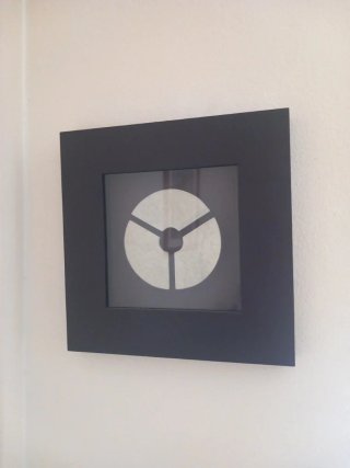 Cuadro moderno marco negro
