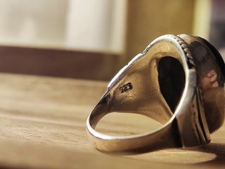 Anillo Plata con Piedra Lapislázuli