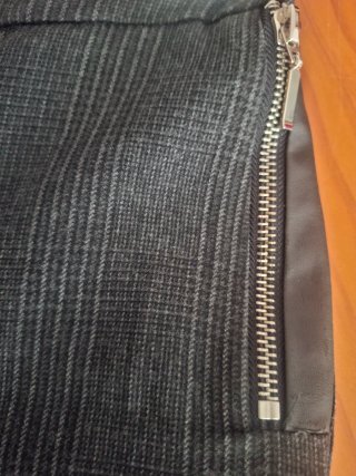 Pantalón de vestir gris mujer