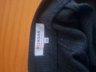 Pantalón de vestir gris mujer