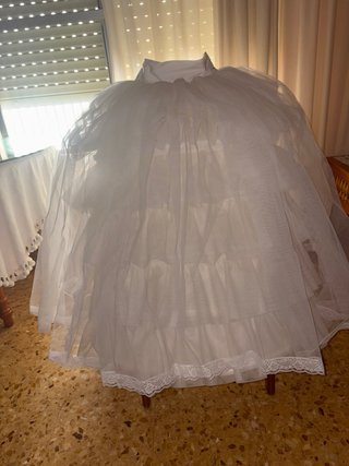 Traje de fallera rojo completo + complementos