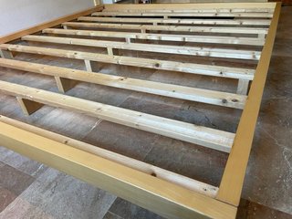 Base Tatami 240x210cm Madera y Bambú