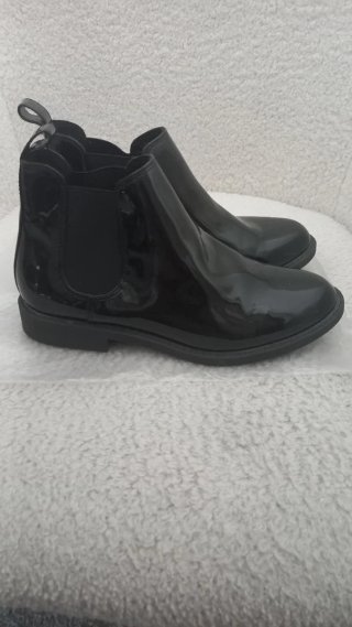 Botines H&M charol negros talla 37