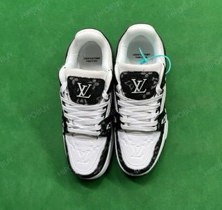 Zapatos Louis Vuitton Negros y Blancos