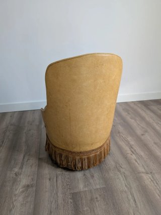 Sillón vintage con flecos 70s