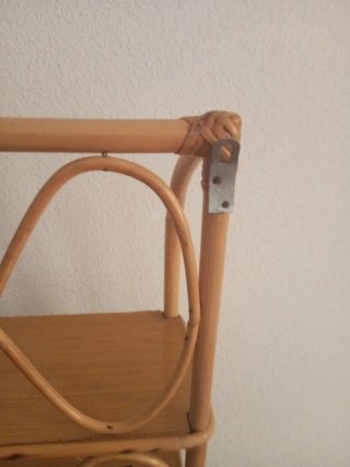 Estantería de bambú de 3 baldas