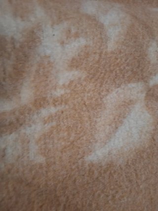 Coperta matrimoniale in lana beige
