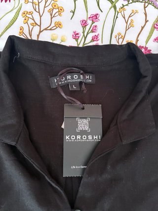 Camisa FORUM Negra Talla XL