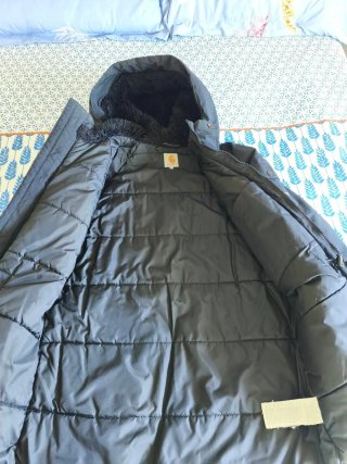 Abrigo Carhartt Negro Talla S