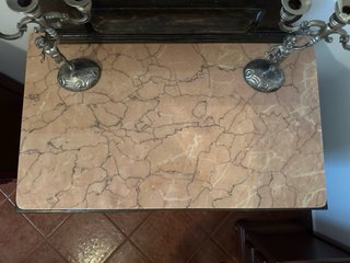 Mueble Tocador con Mármol y Espejo 100 años