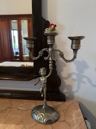 Mueble Tocador con Mármol y Espejo 100 años