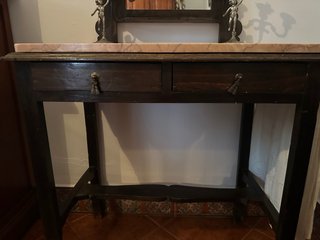 Mueble Tocador con Mármol y Espejo 100 años
