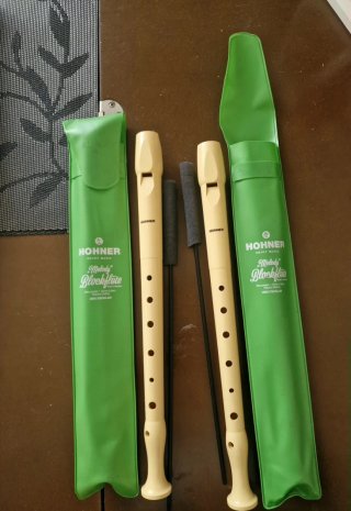 Lote 2 Flautas Dulces Hohner Melody