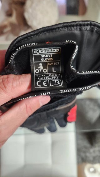 Guantes Alpinestars SP8 como nuevos. Talla L