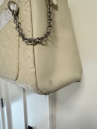 Bolso crema con monedero piel NUEVO